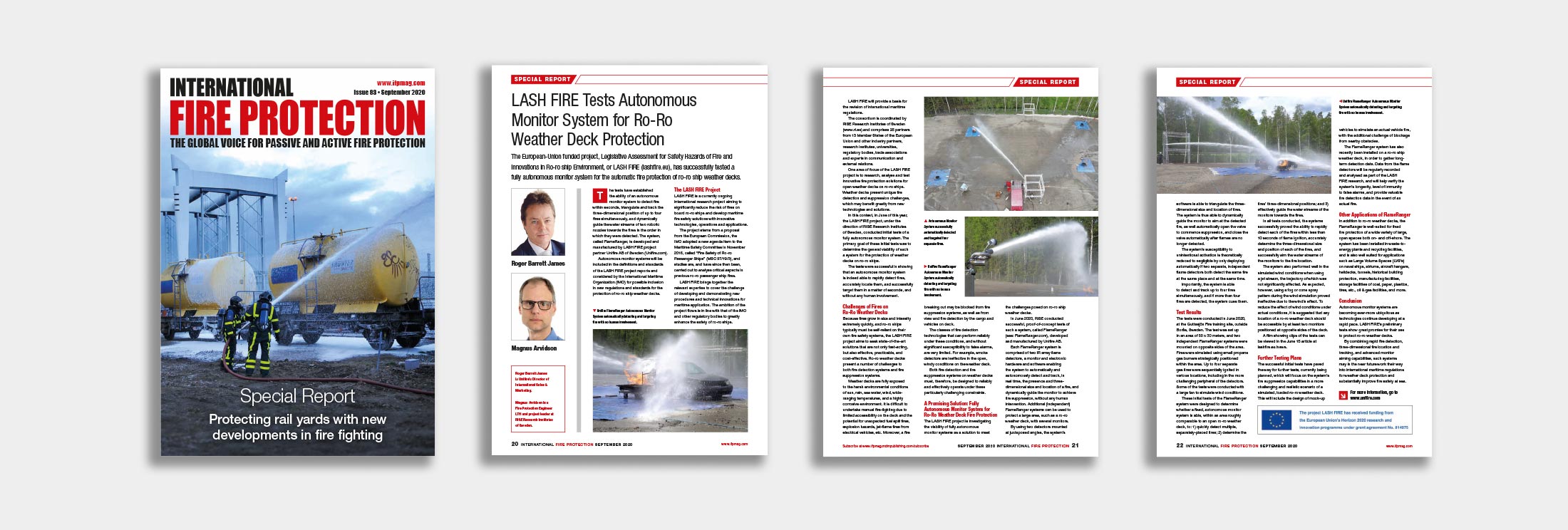 Amorous butik Ren og skær Unifire FlameRanger Featured in International Fire Protection Magazine –  Unifire