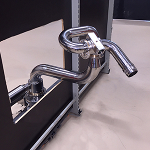 Unifire swing arm for Force robotic nozzles and fire monitors and water cannons